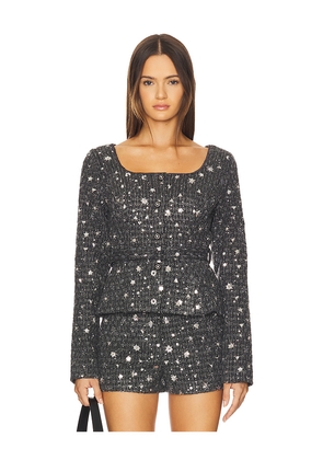 ASTR the Label Carolyn Top in Black. Size L. Also in M, S, XL, XS.