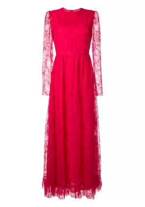 Philosophy Di Lorenzo Serafini lace detail evening dress - Red