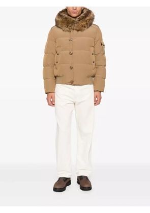 Moncler Luynes hooded down jacket - Neutrals