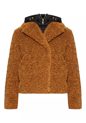 Moncler Barbot hooded-neck jacket - Brown