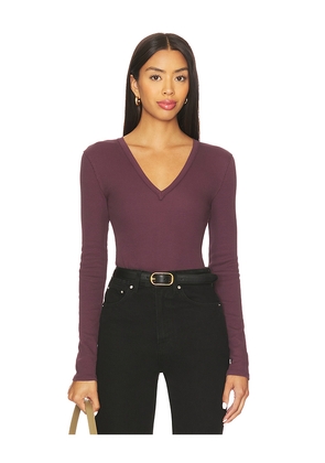 Free People x We The Free Neria Long Sleeve In Vintage Grape in Purple. Size L. Also in M, S, XL, XS.