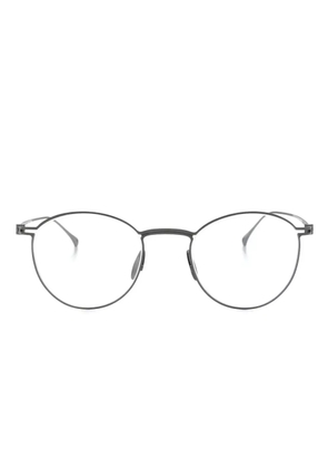 Giorgio Armani Panto round-frame glasses - Grey