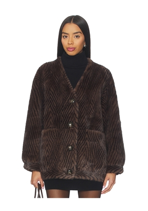 HEARTLOOM Nelsi Jacket in Brown. Size L. Also in M, S, XS.