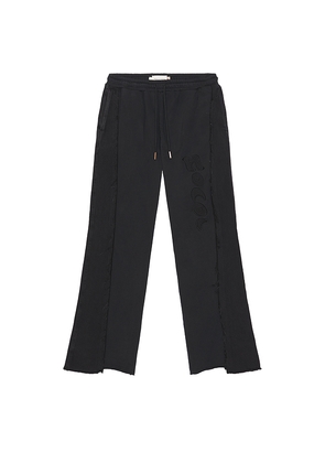 Honor The Gift Denim Sweatpant in Black. Size L. Also in M, S, XL/1X, XXL/2X.