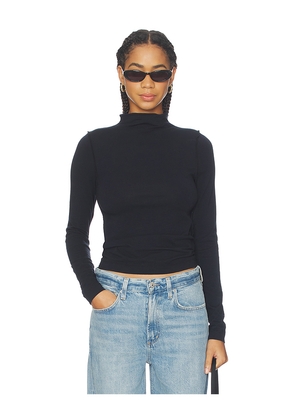 Free People x We The Free Kenzie Long Sleeve In Black in Black. Size L. Also in M, S, XL, XS.