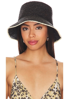 LSPACE Isadora Bucket Hat in Black.