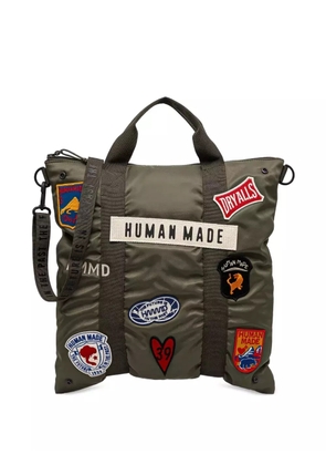 Human Made patch tote bag - Green