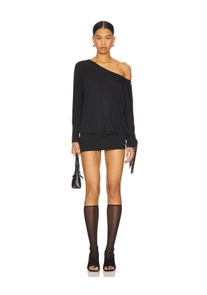 NIIHAI Charli Fringe Dress in Black. Size M. Also in S, XL, XS.