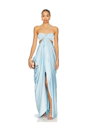 Mayle Vasquez Penon Dress in Baby Blue. Size M. Also in S, XS.