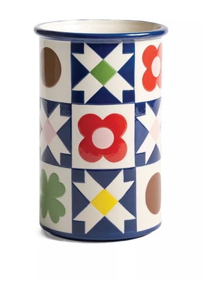 &k Amsterdam Patch Quilt vase - Blue