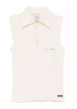 Christian Dior Pre-Owned 2003 knitted top - White