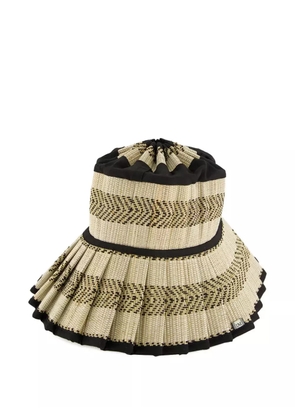 Lorna Murray pleated bucket hat - Neutrals