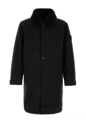 Stone Island shearling coat - Black