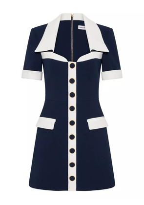 Rebecca Vallance Ula button-fastening mini dress - Blue