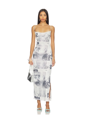 Miaou Thais Dress in White. Size M. Also in L, S, XS.