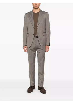 Zegna round-neck sweater - Brown