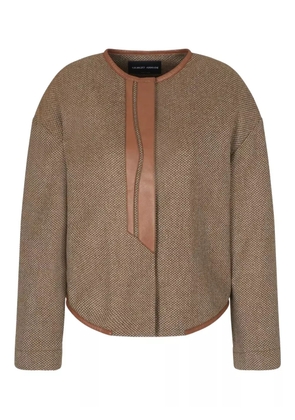 Giorgio Armani long-sleeve jacket - Brown