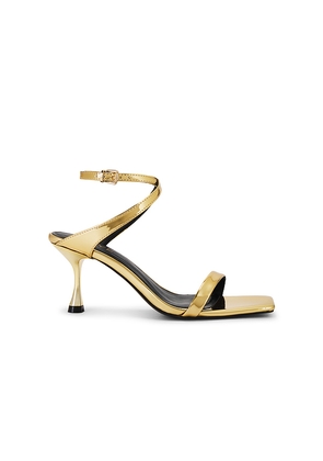 RAYE Gilad Sandal in Metallic Gold. Size 10. Also in 5, 6, 7, 8, 9.