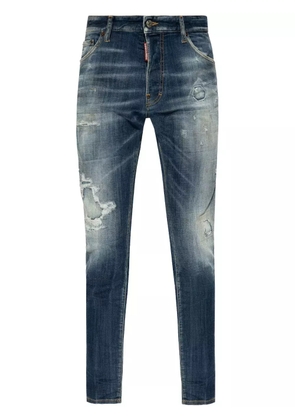 DSQUARED2 distressed slim-cut jeans - Blue