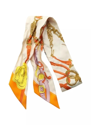 Hermès Pre-Owned 2000 Brides de Gala Twilly scarf - Neutrals