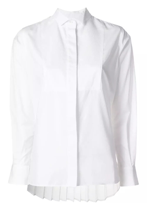 sacai pleated back shirt - White