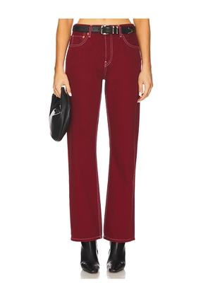 RE/DONE The Standard Jeans in Red. Size 26. Also in 30, 31, 32.