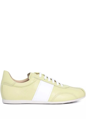 Sarah Chofakian Mochi stripe sneakers - Yellow
