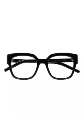 Kaleos Manor geometric-frame glasses - Black