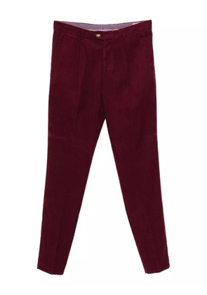 Brunello Cucinelli pleated corduroy trousers - Red