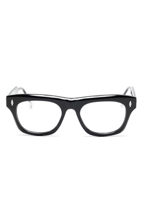 Eyepetizer square-frame acetate glasses - Black