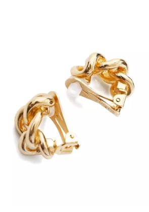 Christian Dior Pre-Owned 1970-1990s clip-on earrings - Gold