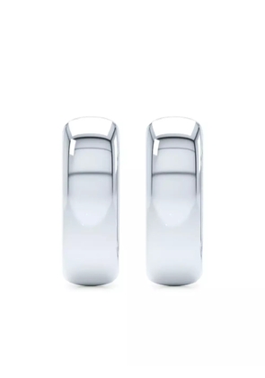 LOEV 14K white gold Allday huggies earrings - Silver