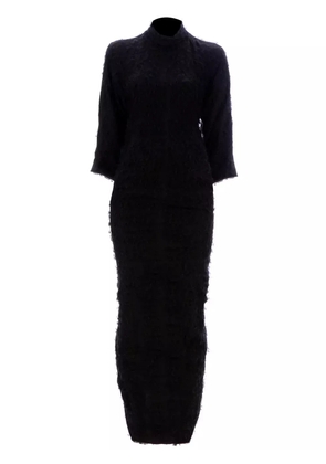 Rick Owens textured maxi dress - Black
