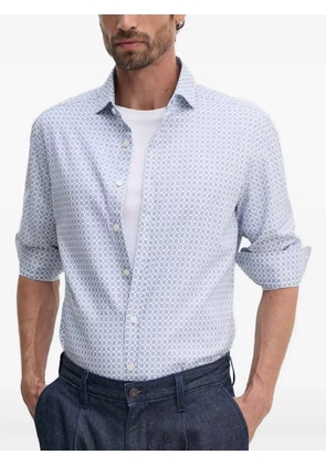 Hackett pointed-collar patterned shirt - White