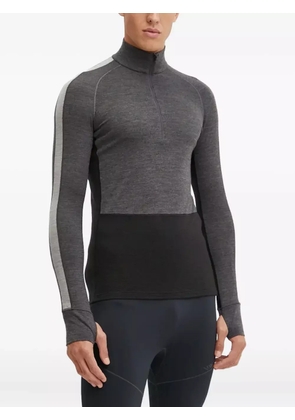 icebreaker zip-neck performance top - Grey