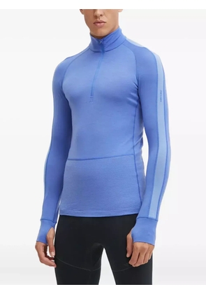 icebreaker zip-neck performance top - Blue
