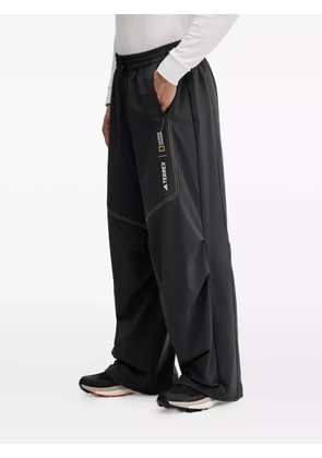 adidas logo patch performance trousers - Grey