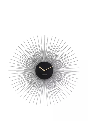 Karlsson peony wall clock - Black