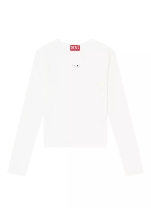 Diesel T-Uncutieslong-Od T-shirt - White
