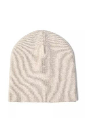 Brunello Cucinelli cashmere beanie hat - Neutrals
