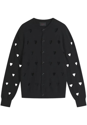 Simone Rocha Love Heart cardigan - Black