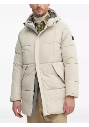 LIU JO hooded quilted coat - Neutrals