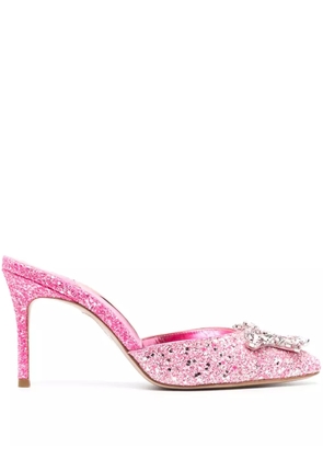 Sophia Webster 85mm Margaux mules - Pink