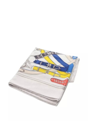 Hermès Pre-Owned 2010s Cavalcadour scarf - Grey