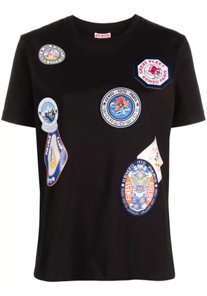 Kenzo KENZO World patch-detail T-shirt - Black