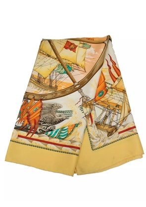 Hermès Pre-Owned 2000-2020 Vive le Vent Silk Scarf scarves - Multicolour