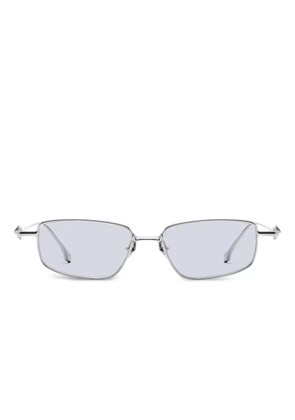 Gentle Monster Saga 02 rectangular-temple sunglasses - Silver
