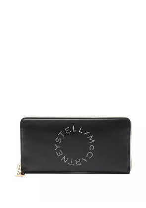 Stella McCartney Pre-Owned 2010s zip round-logo wallet - Black