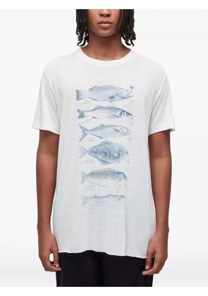 Osklen fish-print T-shirt - White