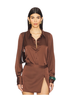 ROCOCO SAND x REVOLVE Shirt in Brown. Size M. Also in L, XL.